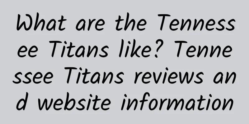 What are the Tennessee Titans like? Tennessee Titans reviews and website information