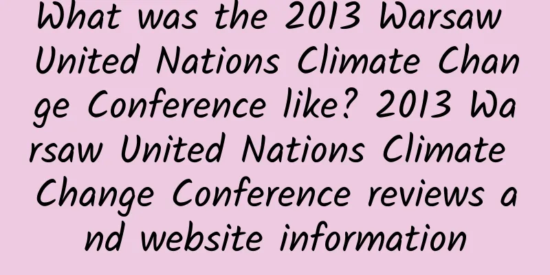 What was the 2013 Warsaw United Nations Climate Change Conference like? 2013 Warsaw United Nations Climate Change Conference reviews and website information