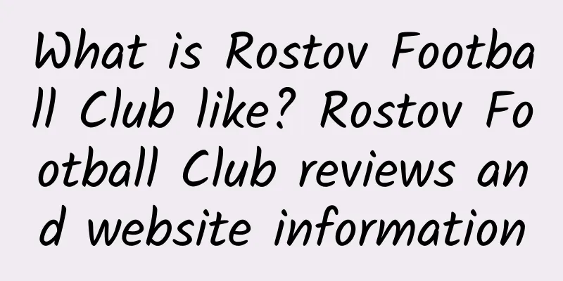 What is Rostov Football Club like? Rostov Football Club reviews and website information