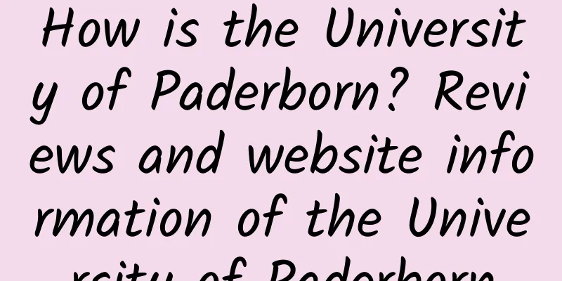 How is the University of Paderborn? Reviews and website information of the University of Paderborn