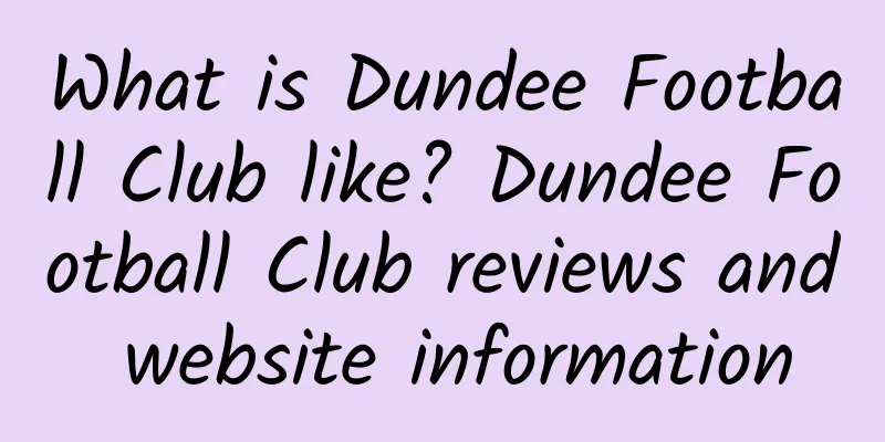 What is Dundee Football Club like? Dundee Football Club reviews and website information
