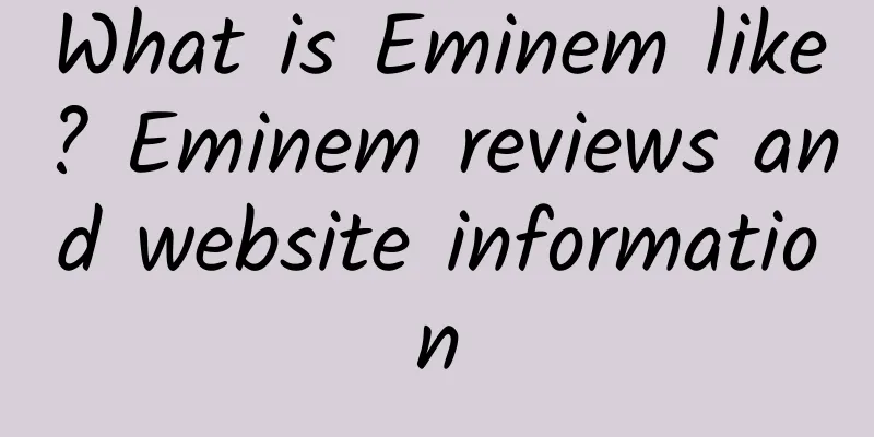 What is Eminem like? Eminem reviews and website information