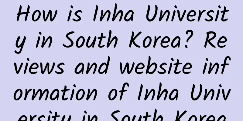 How is Inha University in South Korea? Reviews and website information of Inha University in South Korea