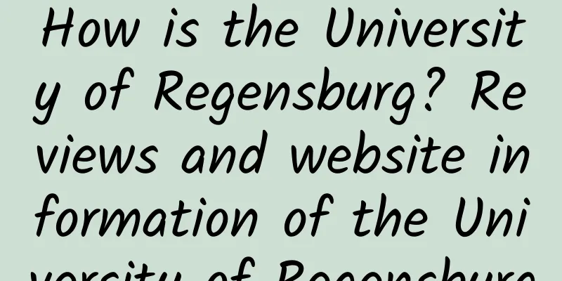How is the University of Regensburg? Reviews and website information of the University of Regensburg