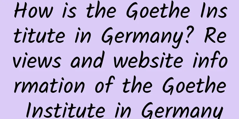 How is the Goethe Institute in Germany? Reviews and website information of the Goethe Institute in Germany
