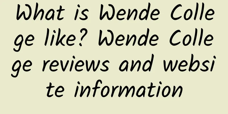 What is Wende College like? Wende College reviews and website information