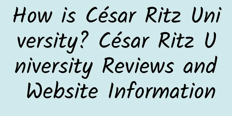How is César Ritz University? César Ritz University Reviews and Website Information