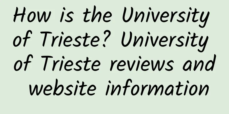 How is the University of Trieste? University of Trieste reviews and website information