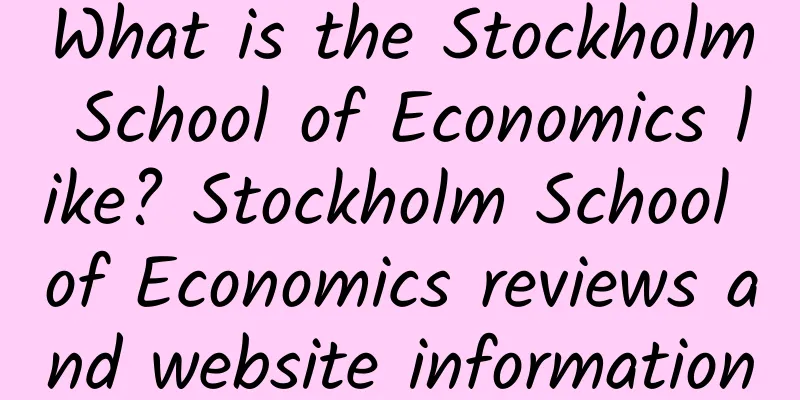 What is the Stockholm School of Economics like? Stockholm School of Economics reviews and website information