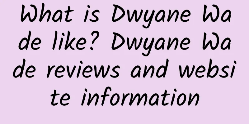 What is Dwyane Wade like? Dwyane Wade reviews and website information