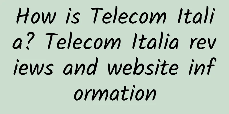 How is Telecom Italia? Telecom Italia reviews and website information
