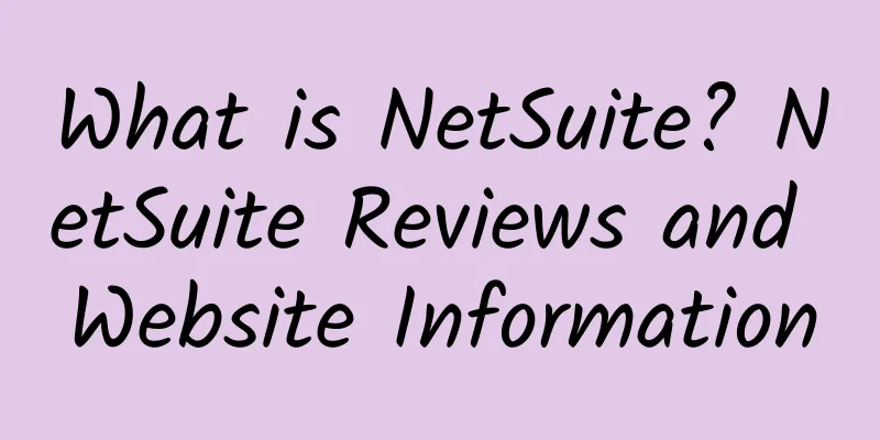 What is NetSuite? NetSuite Reviews and Website Information