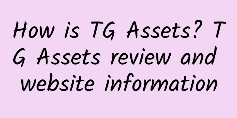 How is TG Assets? TG Assets review and website information