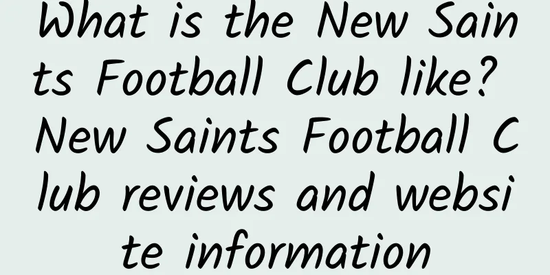 What is the New Saints Football Club like? New Saints Football Club reviews and website information