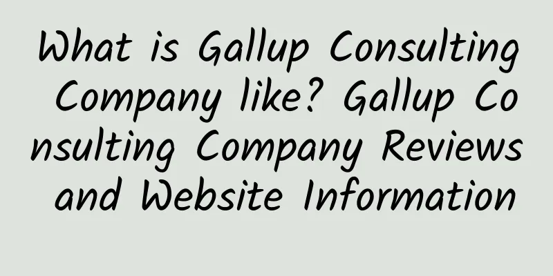 What is Gallup Consulting Company like? Gallup Consulting Company Reviews and Website Information