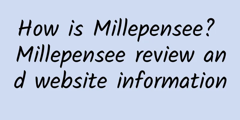 How is Millepensee? Millepensee review and website information