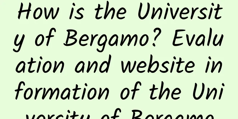How is the University of Bergamo? Evaluation and website information of the University of Bergamo