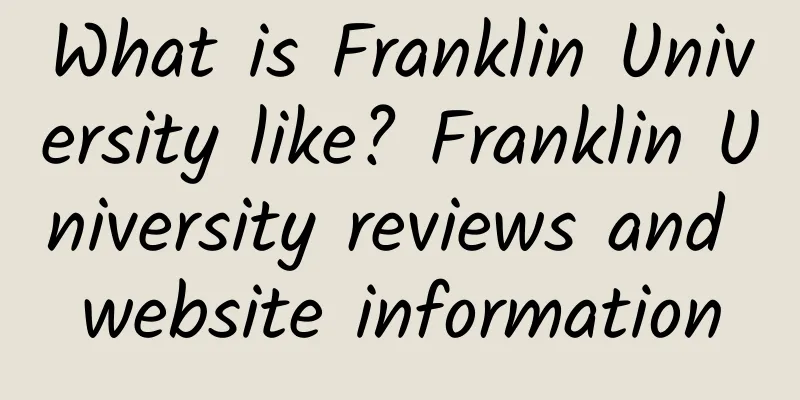 What is Franklin University like? Franklin University reviews and website information