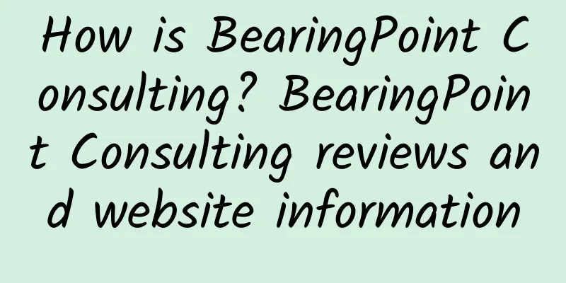 How is BearingPoint Consulting? BearingPoint Consulting reviews and website information