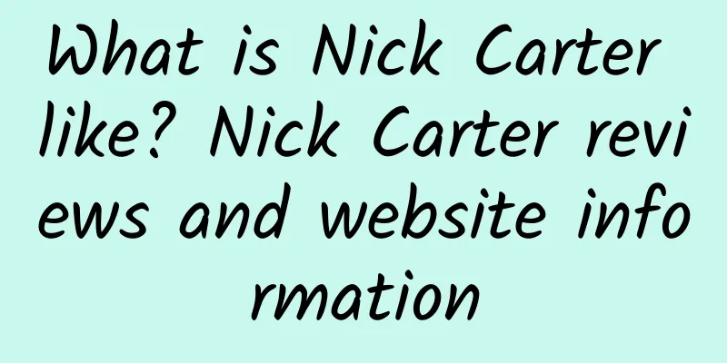 What is Nick Carter like? Nick Carter reviews and website information