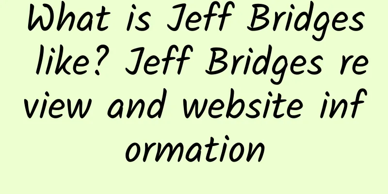 What is Jeff Bridges like? Jeff Bridges review and website information