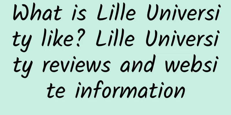 What is Lille University like? Lille University reviews and website information