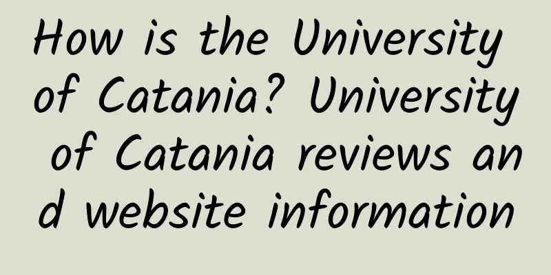 How is the University of Catania? University of Catania reviews and website information