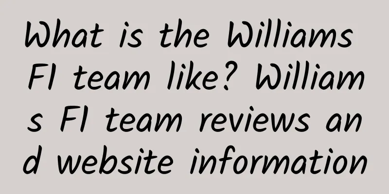 What is the Williams F1 team like? Williams F1 team reviews and website information