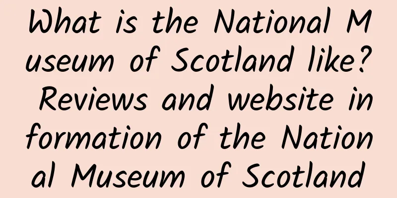 What is the National Museum of Scotland like? Reviews and website information of the National Museum of Scotland