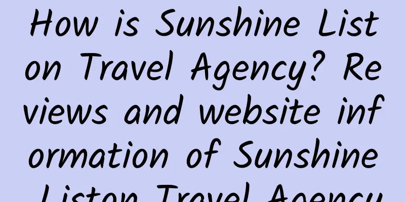 How is Sunshine Liston Travel Agency? Reviews and website information of Sunshine Liston Travel Agency