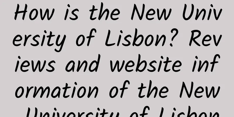 How is the New University of Lisbon? Reviews and website information of the New University of Lisbon