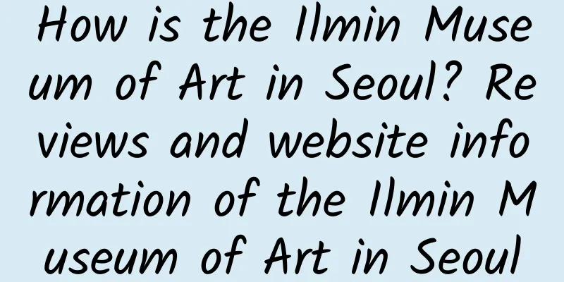 How is the Ilmin Museum of Art in Seoul? Reviews and website information of the Ilmin Museum of Art in Seoul