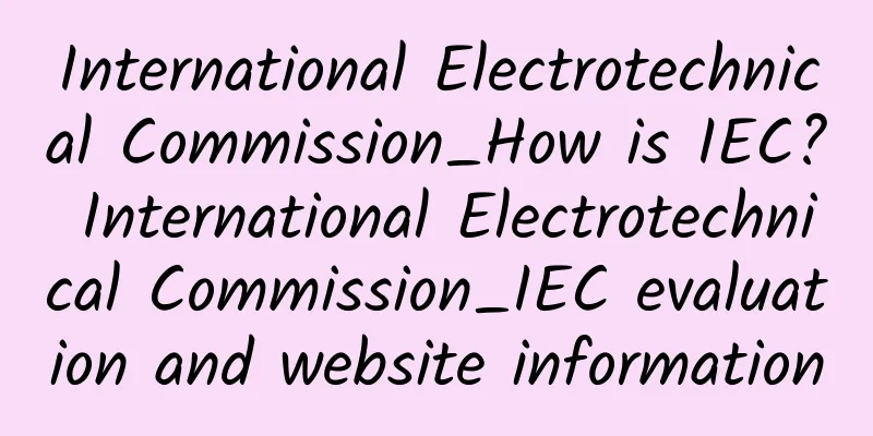 International Electrotechnical Commission_How is IEC? International Electrotechnical Commission_IEC evaluation and website information