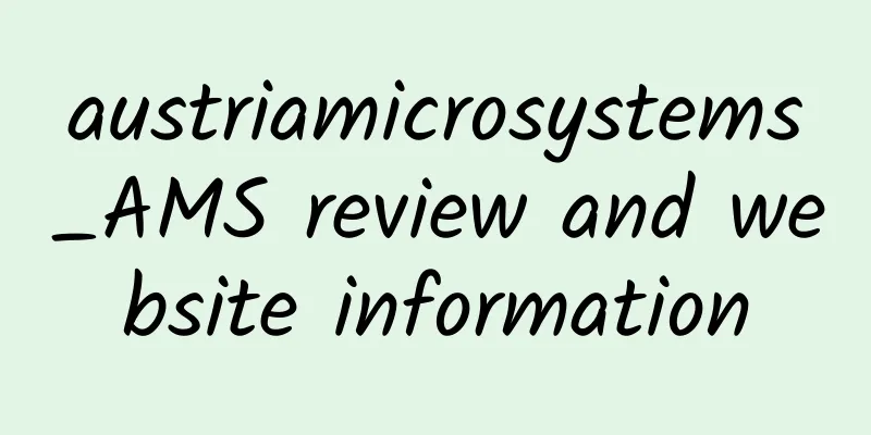 austriamicrosystems_AMS review and website information