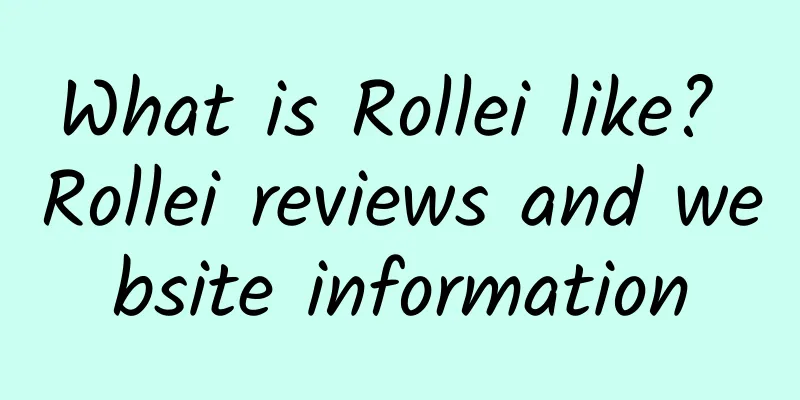 What is Rollei like? Rollei reviews and website information