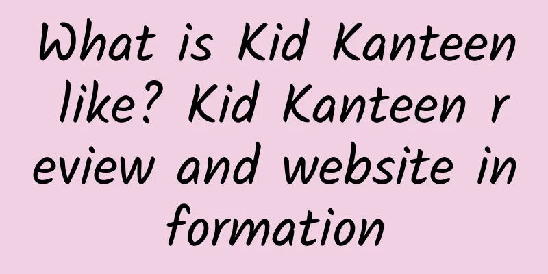 What is Kid Kanteen like? Kid Kanteen review and website information