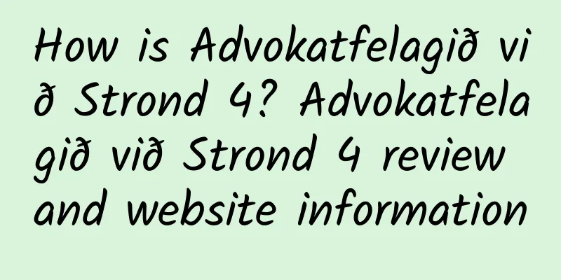 How is Advokatfelagið við Strond 4? Advokatfelagið við Strond 4 review and website information