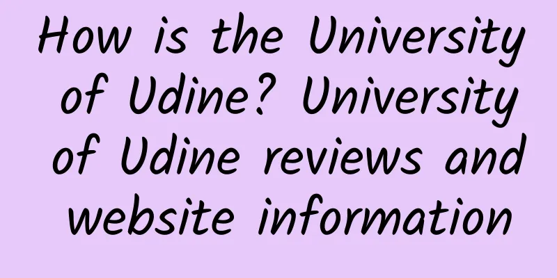 How is the University of Udine? University of Udine reviews and website information