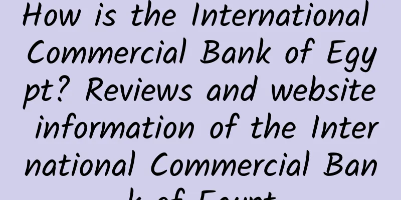 How is the International Commercial Bank of Egypt? Reviews and website information of the International Commercial Bank of Egypt