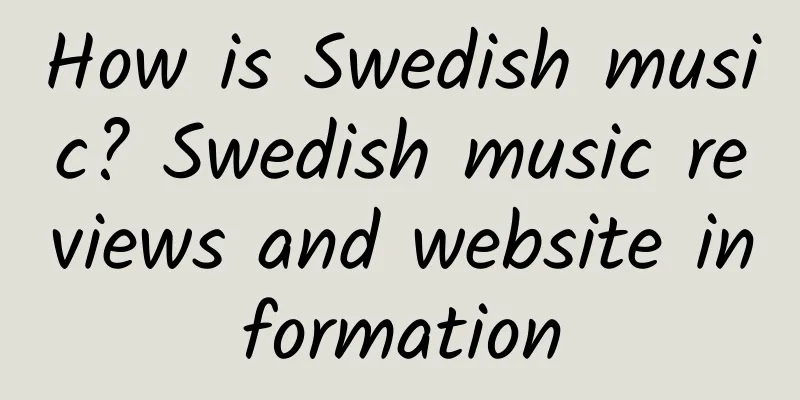 How is Swedish music? Swedish music reviews and website information