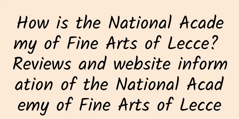 How is the National Academy of Fine Arts of Lecce? Reviews and website information of the National Academy of Fine Arts of Lecce