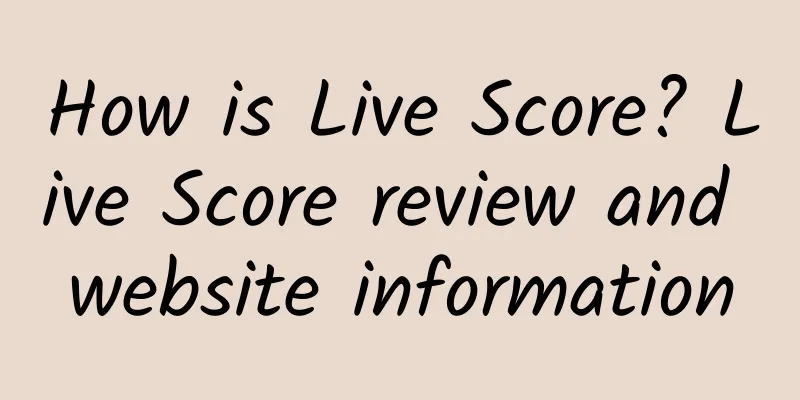 How is Live Score? Live Score review and website information