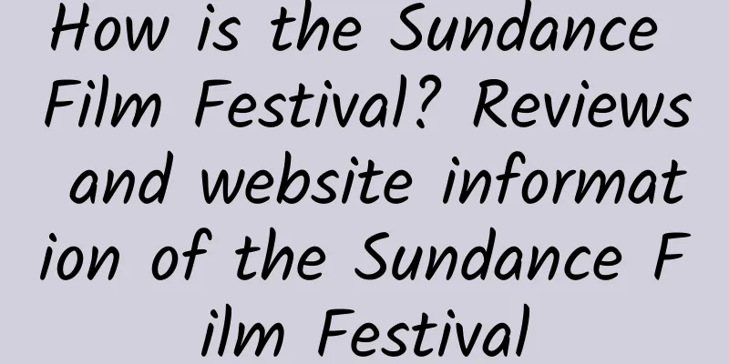 How is the Sundance Film Festival? Reviews and website information of the Sundance Film Festival