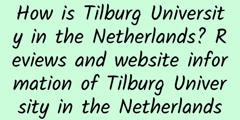 How is Tilburg University in the Netherlands? Reviews and website information of Tilburg University in the Netherlands
