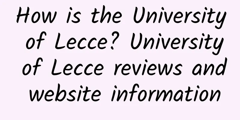 How is the University of Lecce? University of Lecce reviews and website information