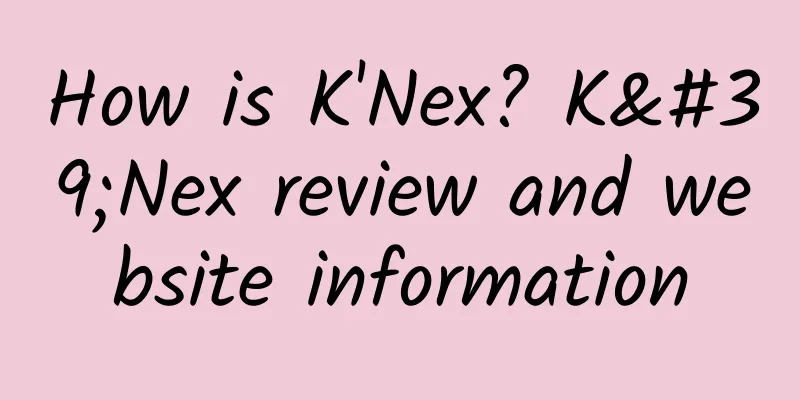 How is K'Nex? K'Nex review and website information