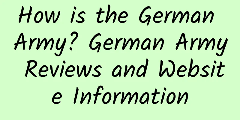 How is the German Army? German Army Reviews and Website Information