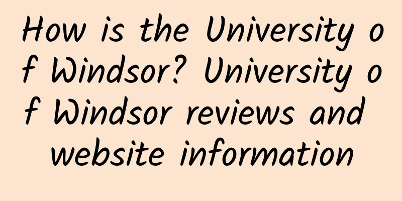 How is the University of Windsor? University of Windsor reviews and website information