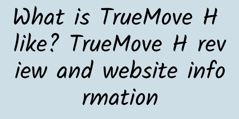 What is TrueMove H like? TrueMove H review and website information