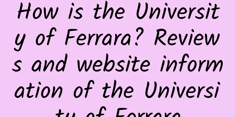 How is the University of Ferrara? Reviews and website information of the University of Ferrara